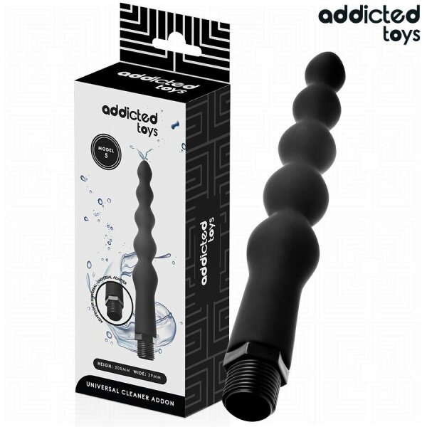 ADDICTED TOYS - ANAL CLEANER WITH UNIVERSAL ADAPTER MODEL 5