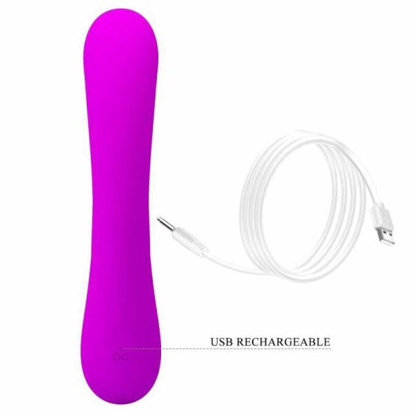 PRETTY LOVE - SINCERE SILICONE CLITORAL VIBRATOR AND SUCKER PURPLE