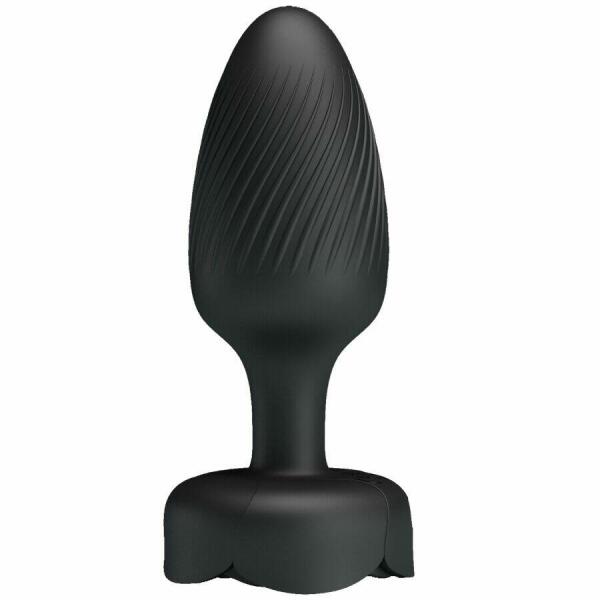 PRETTY LOVE - OSBORN ANAL PLUG WITH  LED LIGHT BLACK 9.8 CM