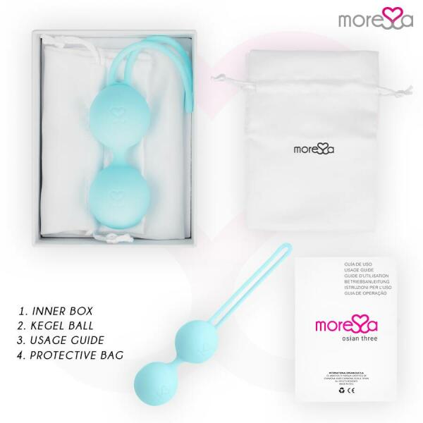 MORESSA - OSIAN THREE PREMIUM TURQUOISE SILICONE