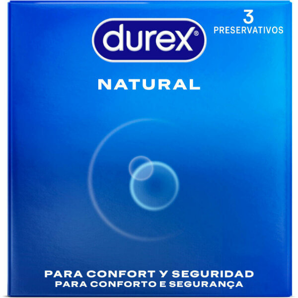DUREX - NATURAL CONDOMS 3 UNITS