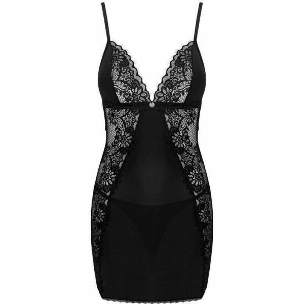 OBSESSIVE - MADERRIS CHEMISE & TANGA XS/S
