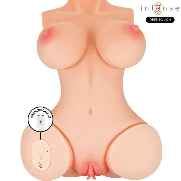 INTENSE DEEP TOUCH - VERO TORSO VAGINA WITH SUCTION, HEAT, VIBRATION AND VOICE EFFECTS WITH REMOTE CONTROL 5.5 KG