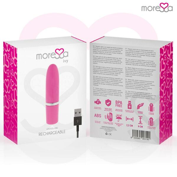MORESSA - IVY VIBRATOR STIMULATOR TRAVEL PINK