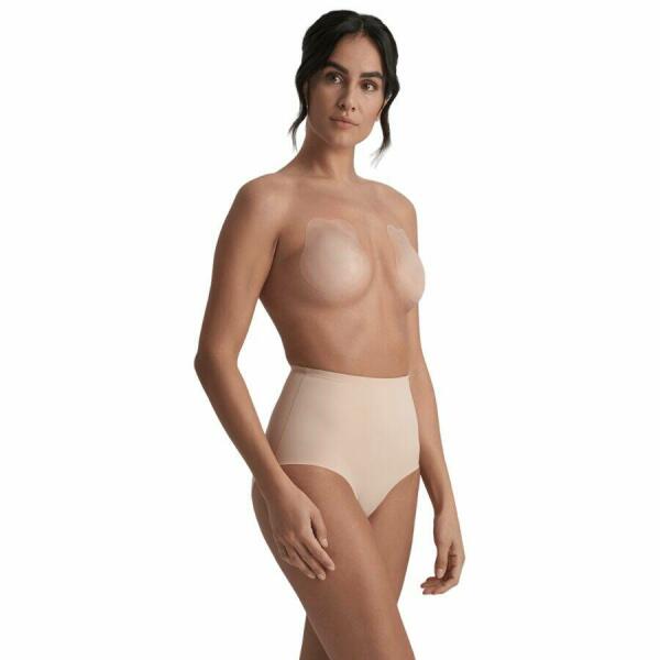 BYE-BRA - RABBIT SILICONE CUPS BEIGE SIZE XL