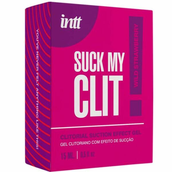 INTT - SUCK MY CLIT SUCTION EFFECT GEL WILD STRAWBERRY 15 ML
