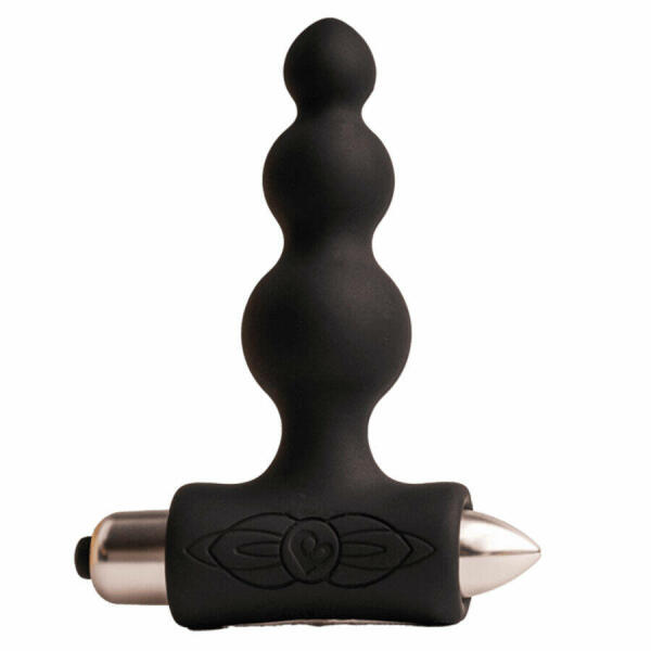 ROCKS- OFF - PETITE SENSATIONS BUBBLES ANAL PLUG VIBRATOR BLACK