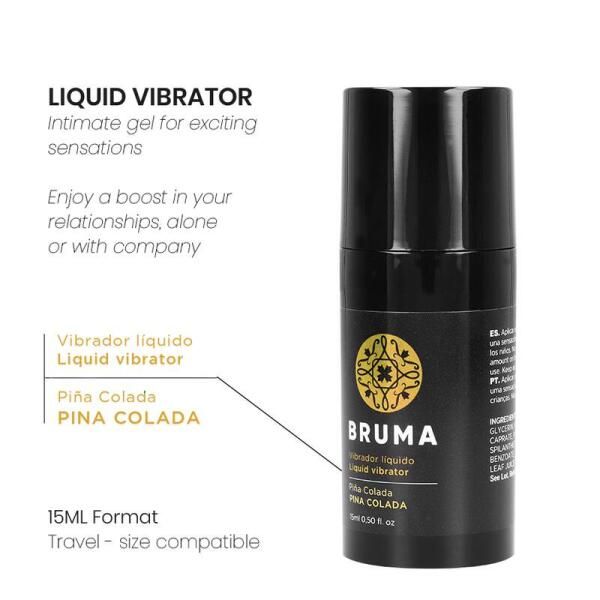 BRUMA - LIQUID VIBRATOR ULTRA SLIDING PINA COLADA 15 ML