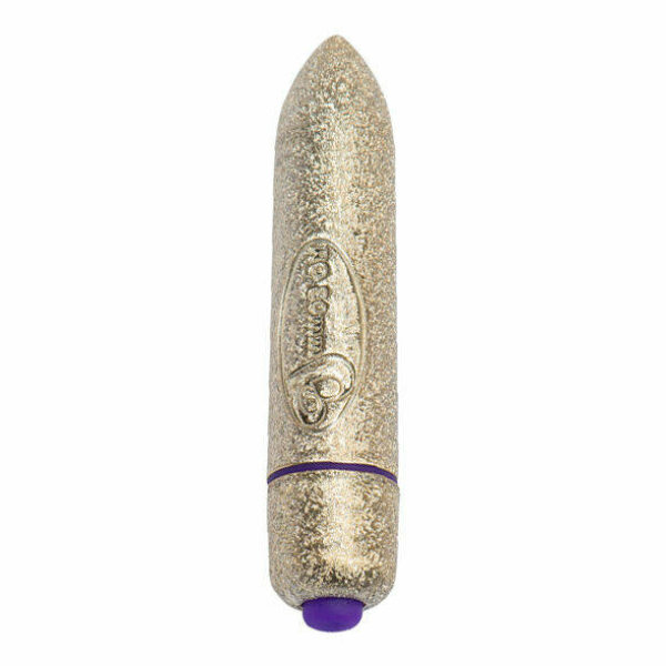 ROCKS-OFF - RO-80 MM GOLD VIBRATING BULLET 7 V