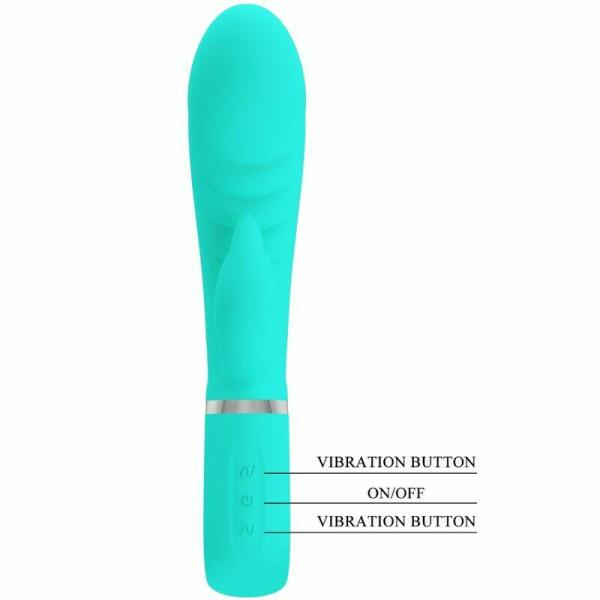 PRETTY LOVE - PRESCOTT MULTIFUNCTION G-SPOT VIBRATOR AQUA GREEN