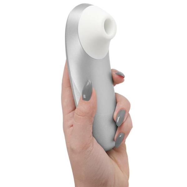 WOMANIZER - PRO VIBRANT CLITORAL STIMULATOR SILVER GREY