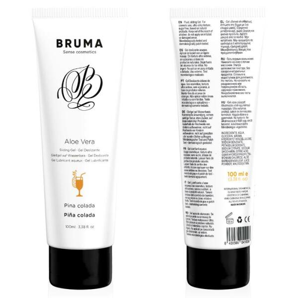 BRUMA - ALOE VERA SLIDING GEL PINA COLADA FLAVOR 100 ML