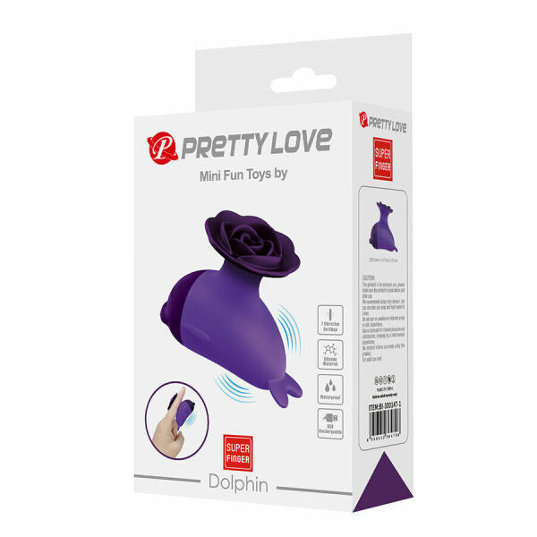 PRETTY LOVE - DOLPHIN MINI VIBRATOR WITH CLIP