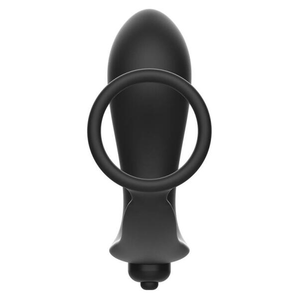 ADDICTED TOYS - VIBRATORY ANAL PLUG WITH PENIS RING