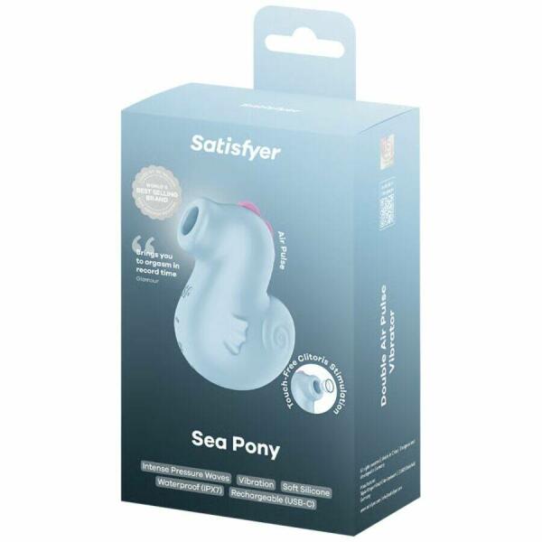 SATISFYER - SEA PONY VIBRATOR & AIR PULSE STIMULATOR