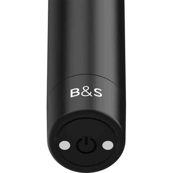 BLACK&SILVER - KERNEX 2 BLACK VIBRATING MAGNETIC BULLET