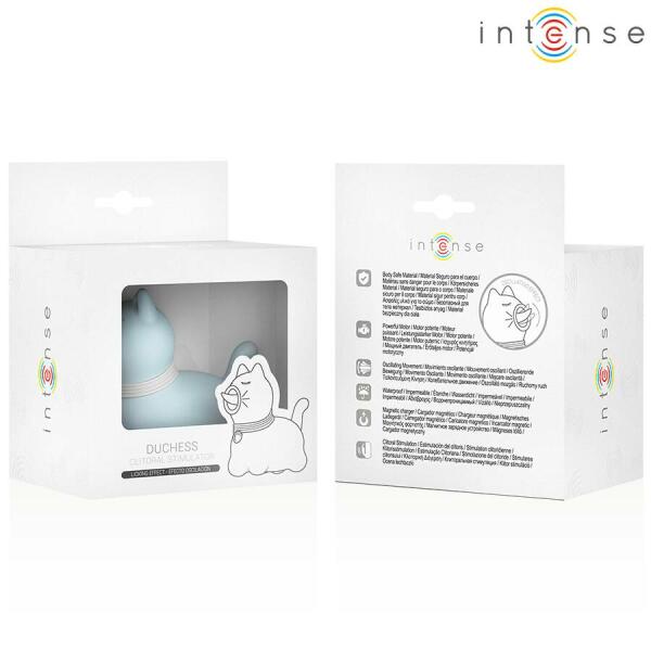 INTENSE - DUCHESS STIMULATOR WITH ROTATING TONGUE 360º BLUE