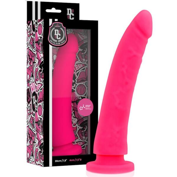 DELTA CLUB - TOYS PINK DILDO MEDICAL SILICONE 20 CM -O- 4 CM