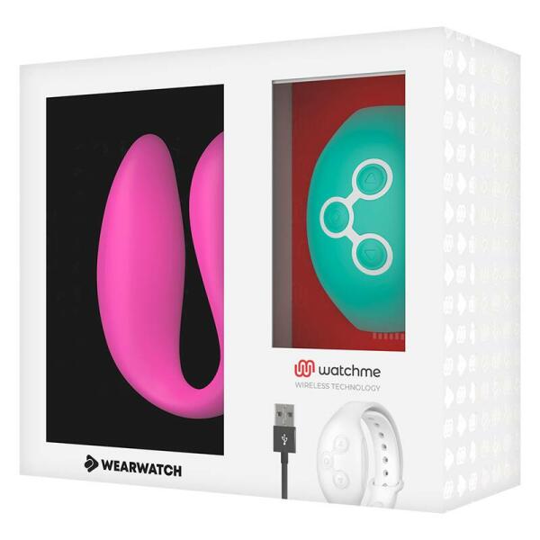 WEARWATCH - DUAL TECHNOLOGY WATCHME VIBRATOR FUCHSIA / SEAWATER
