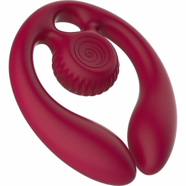 SNAIL VIBE - GIZI DUO COUPLES STIMULATOR REMOTE CONTROL BURGUNDY