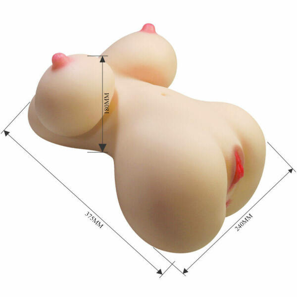 CRAZY BULL - FIONA REALISTIC FEMALE TORSO VAGINA AND ANAL 7.1 KG