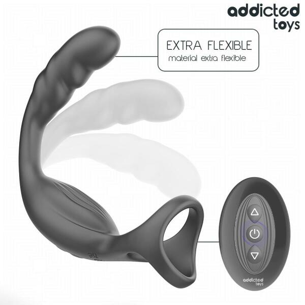ADDICTED TOYS - DUAL PROSTATIC COCK RING REMOTE CONTROL