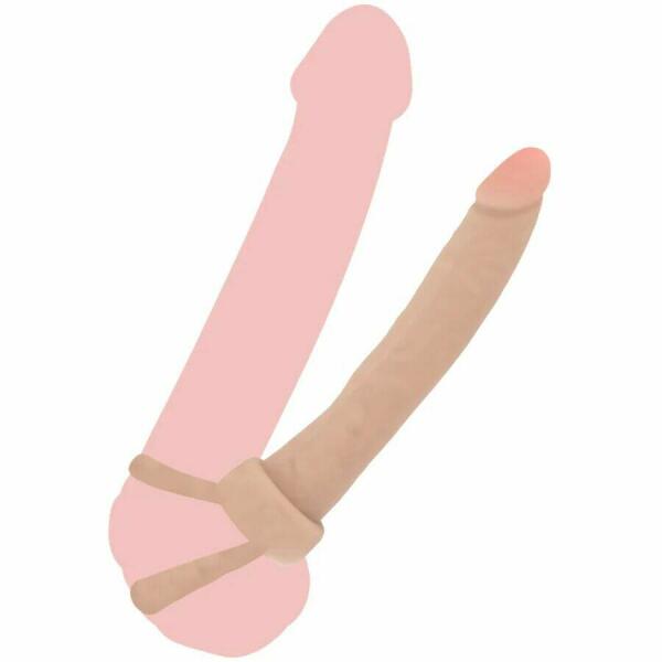GET REAL - DOUBLE TROUBLE SILICONE ANAL PENETRATOR 16 CM