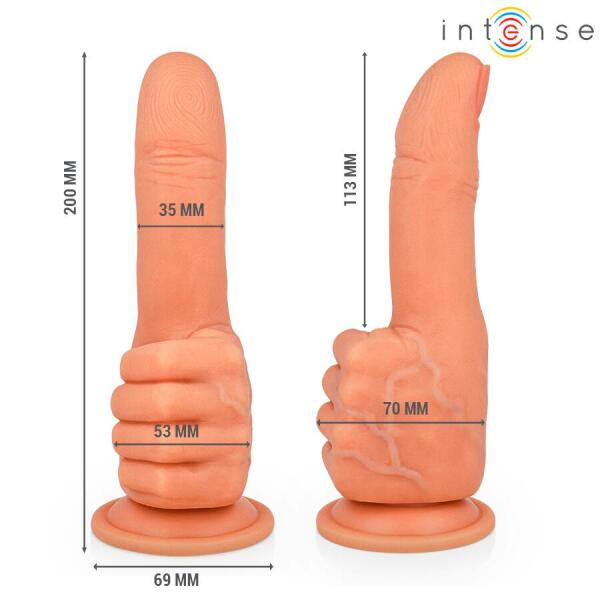 INTENSE - BENDER G-SPOT STIMULATOR FLEXIBLE HAND 11.3 CM
