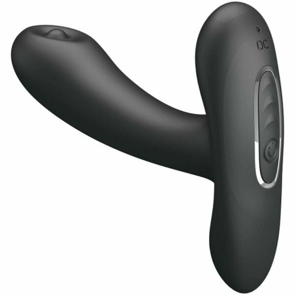 PRETTY LOVE - REMINGTON ANAL AND VAGINAL VIBRATING MASSAGER BLACK