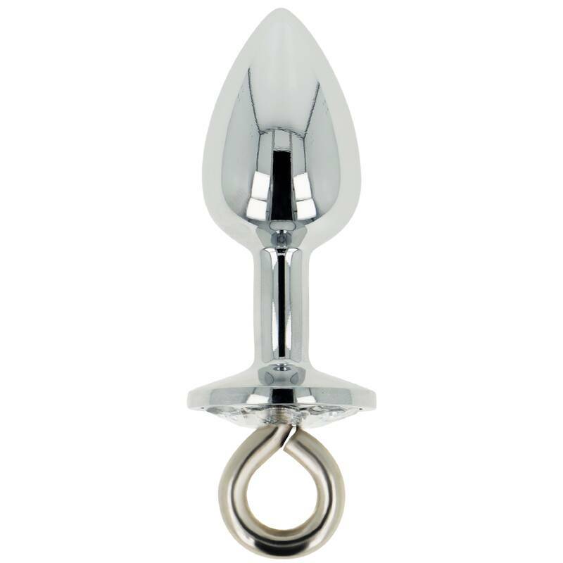 OHMAMA FETISH METAL BUTT PLUG WITH RING