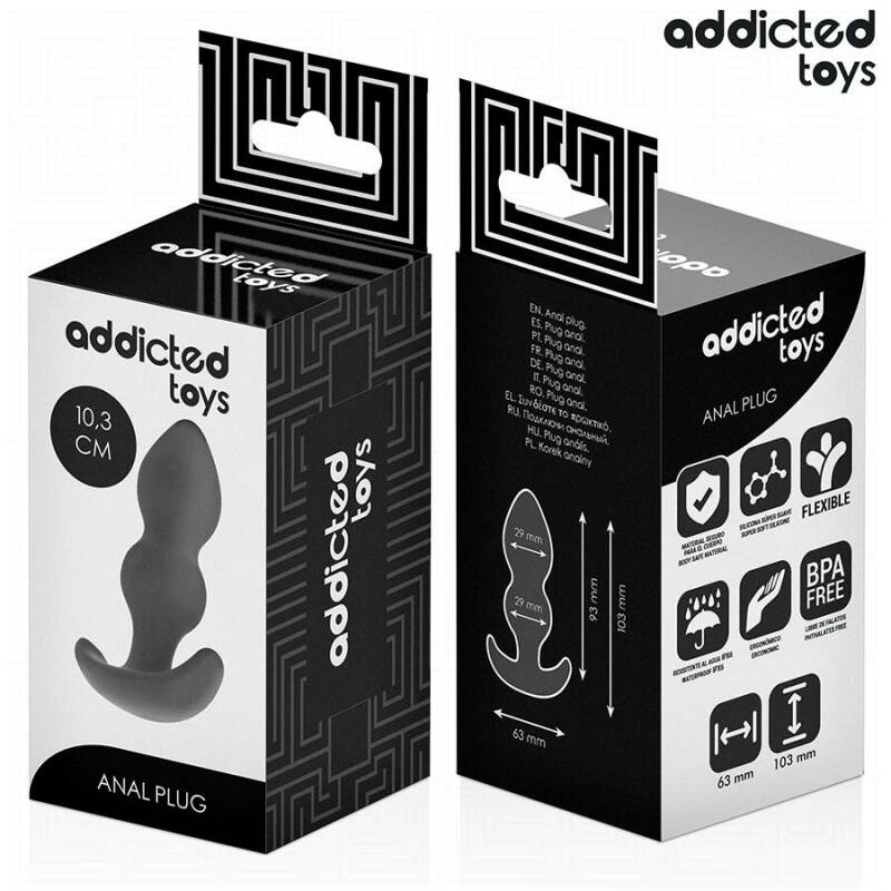 ADDICTED TOYS - ANAL PLUG SILICONE SIZE S 10.3 CM