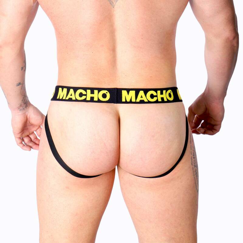 MACHO - MX25A JOCK LYCRA YELLOW S