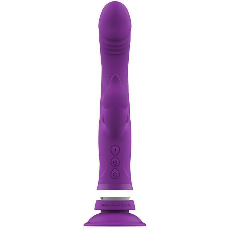 INTENSE - CASANOVA VIBRADOR RABBIT SILICONA TRIPLE MOTOR MORADO