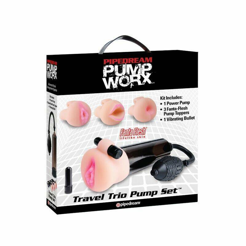 PUMP WORX - SUCTION PUMP WITH MASTURBATOR