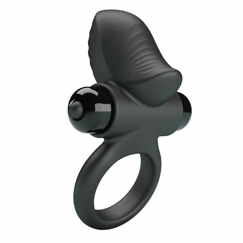 PRETTY LOVE - ADRIEN VIBRATING PENIS RING 10 FUNCTIONS BLACK