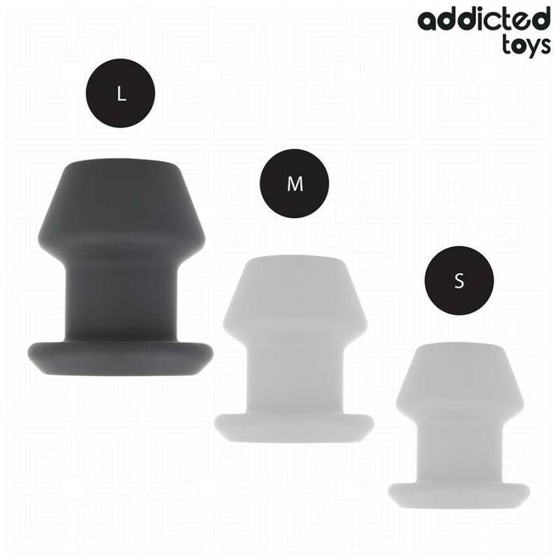 ADDICTED TOYS - EXTREME HOLLOW ANAL PLUG SILICONE SIZE L 10.4 CM
