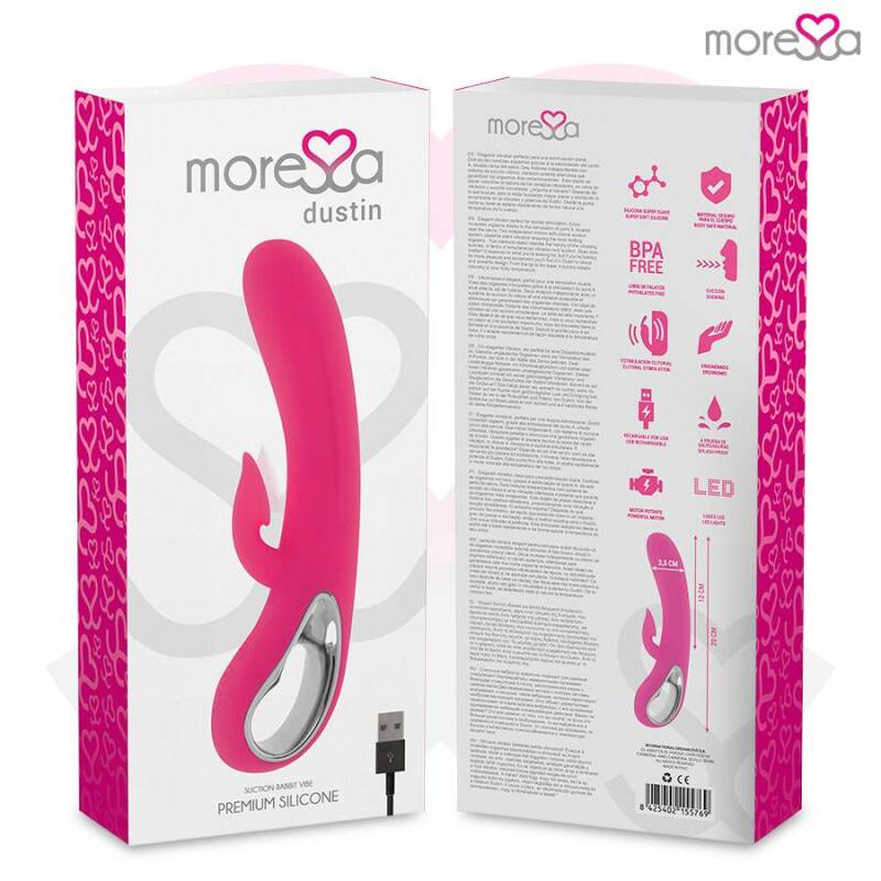 MORESSA - DUSTIN CLITORAL SUCTION AND POWERFUL VIBRATION PREMIUM SILICONE RECHARGEABLE