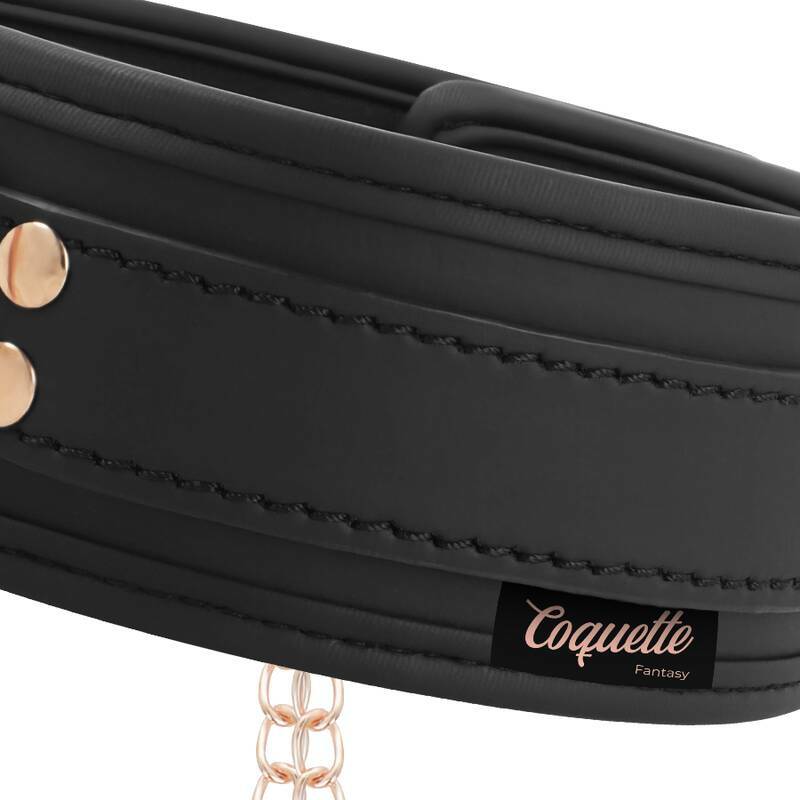 COQUETTE CHIC DESIRE - FANTASY NIPPLE CLAMP NECKLACE WITH NEOPRENE LINING