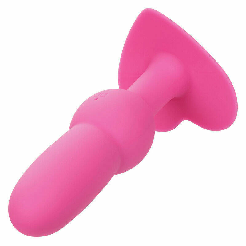 CALEXOTICS - FIRST TIME ANAL PLUG BEADED PROBE 10 VIBRATIONS PINK