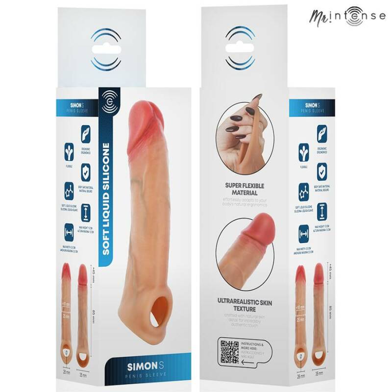 MR INTENSE - SIMON S SILICONE PENIS COVER 13 CM -Ø- 4 CM