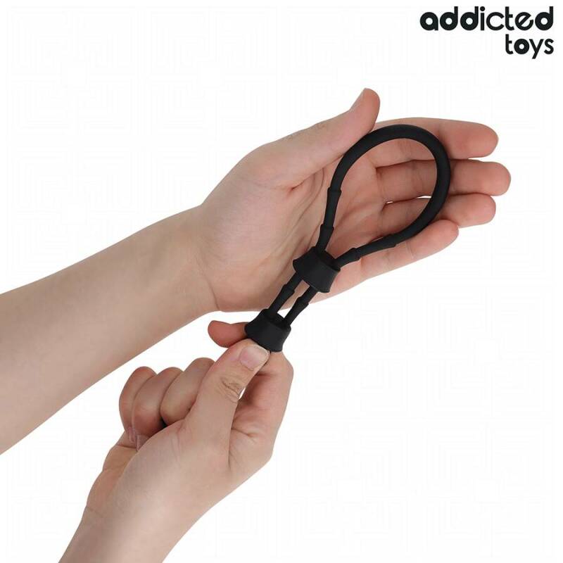 ADDICTED TOYS - ADJUSTABLE SILICONE ROPE FOR THE PENIS