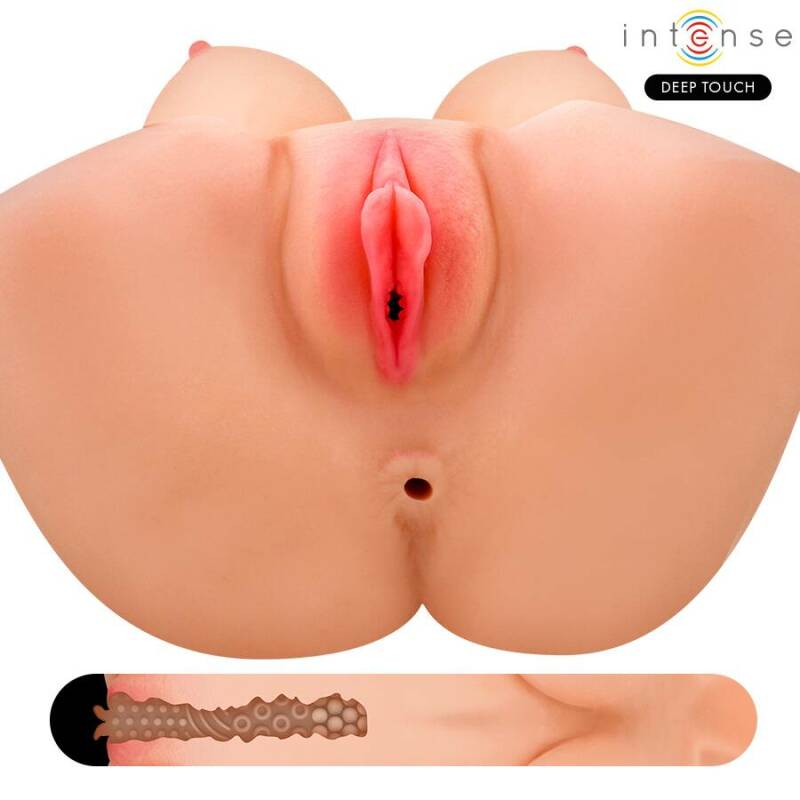 INTENSE DEEP TOUCH - VERO TORSO VAGINA WITH SUCTION, HEAT, VIBRATION AND VOICE EFFECTS WITH REMOTE CONTROL 5.5 KG