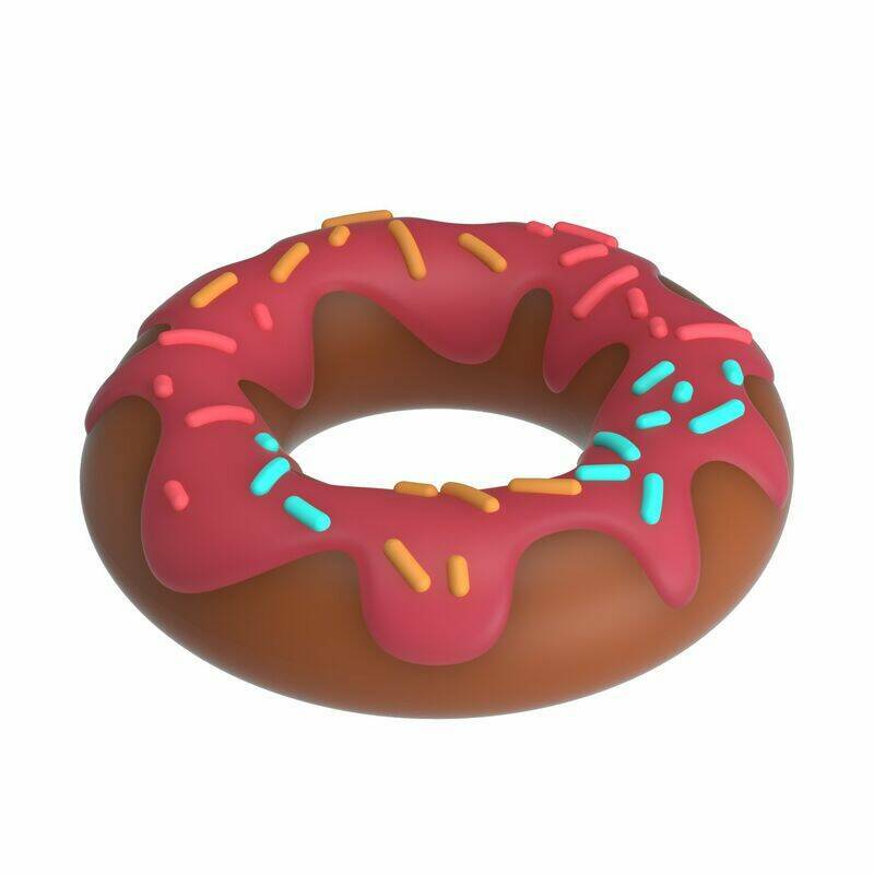 PRETTY LOVE - SUPER DONUT PENIS RING PINK