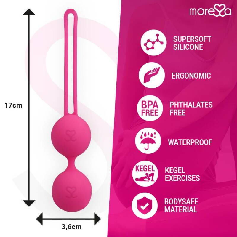 MORESSA - OSIAN THREE PREMIUM SILICONE PINK