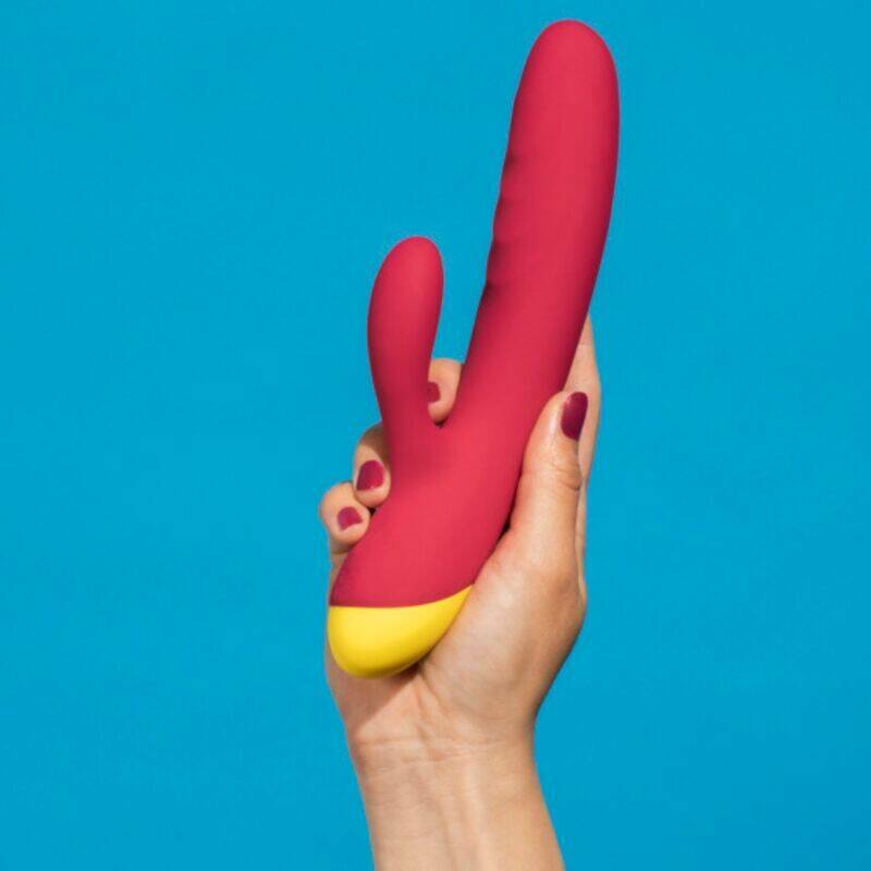 ROMP - JAZZ RECHARGEABLE RABBIT VIBRATOR RED