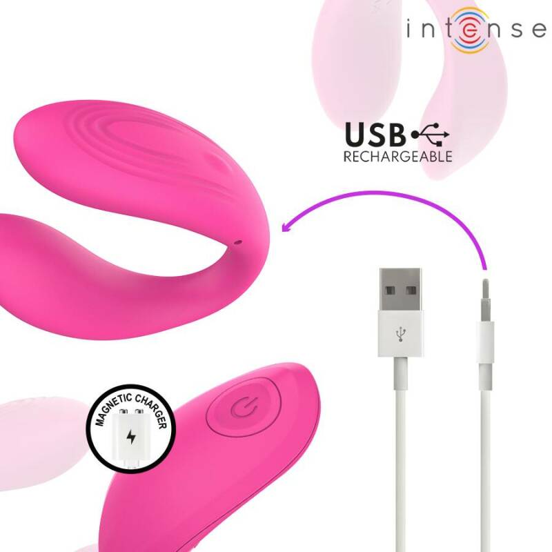 INTENSE - NORA VIBRATING CLAMP STIMULATOR PINK