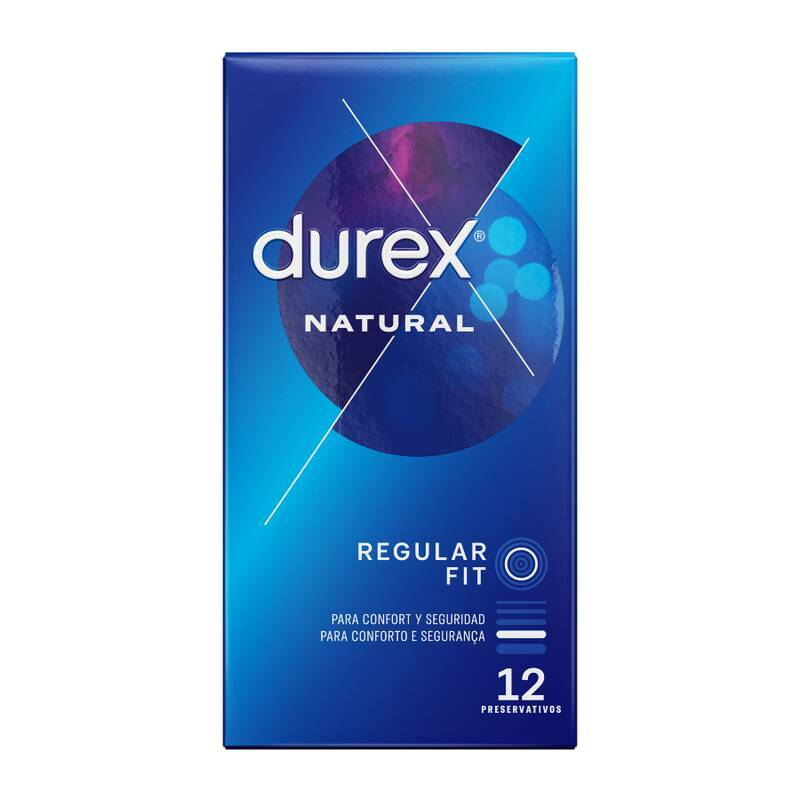 DUREX - NATURAL PLUS 12 UNITS