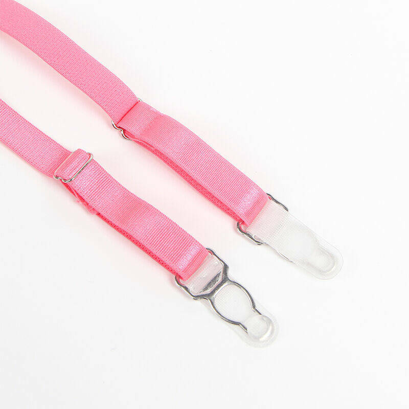 SUBBLIME - 955359 SET OF BRA WITH LACE AND GARTER LINKS PINK AND PURPLE S/M