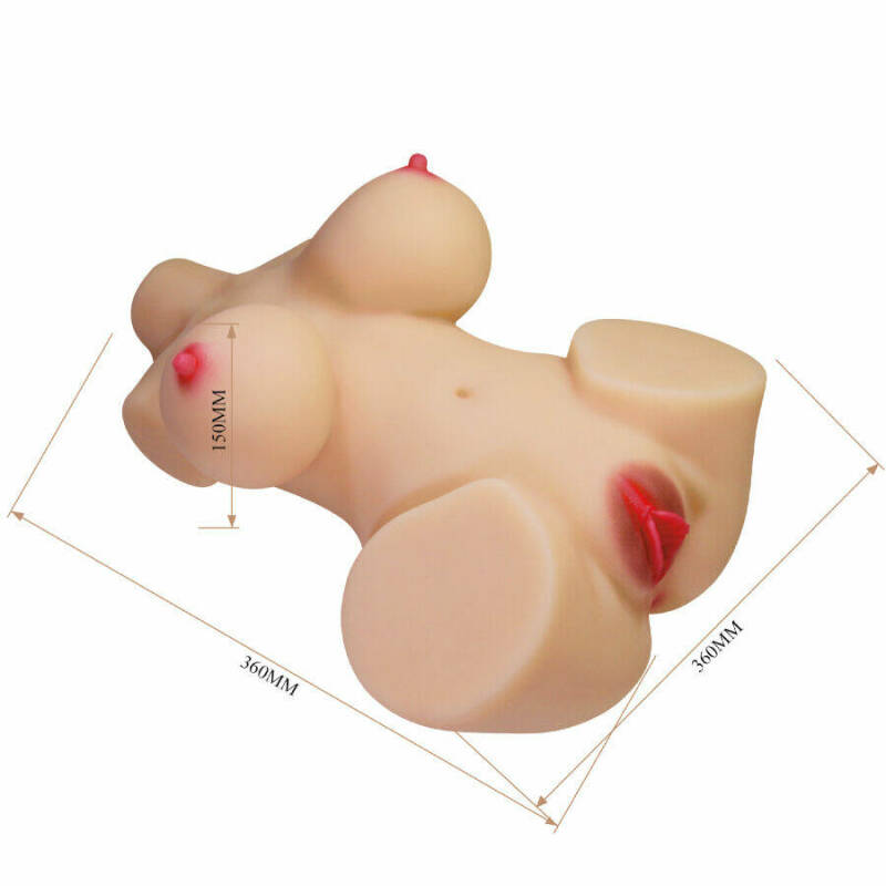 CRAZY BULL - EMMA REALISTIC FEMALE TORSO VAGINA AND ANAL 4.8 KG