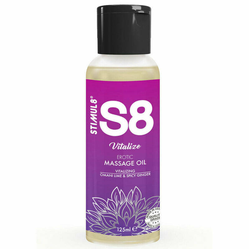 STIMUL8 - S8 VITALIZE LIME MASSAGE OIL 125 ML